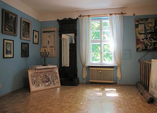 Muzeum Emila Zegadłowicza w Gorzeniu Górnym. Pokój niebieski. Pokój niebieski.