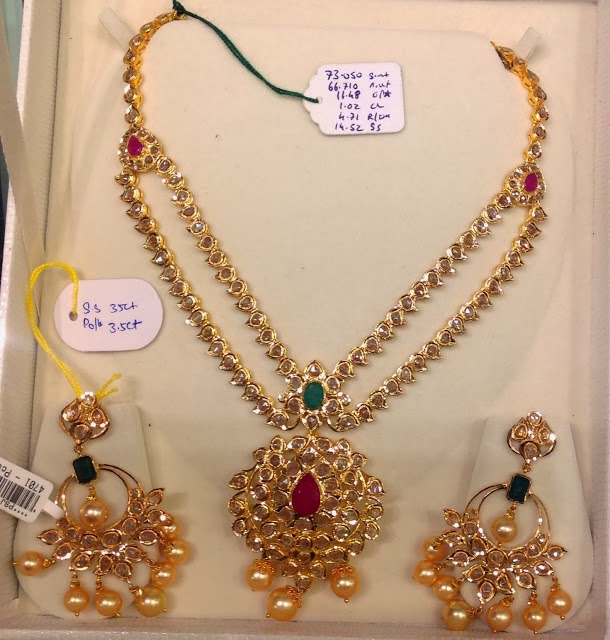Uncut Diamond Pachi Necklace | Latest Gold Jewellery Designs
