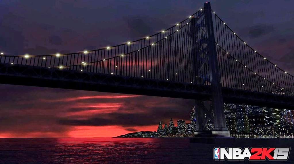 NBA 2K15 New Flyers Park Bridge Screenshot