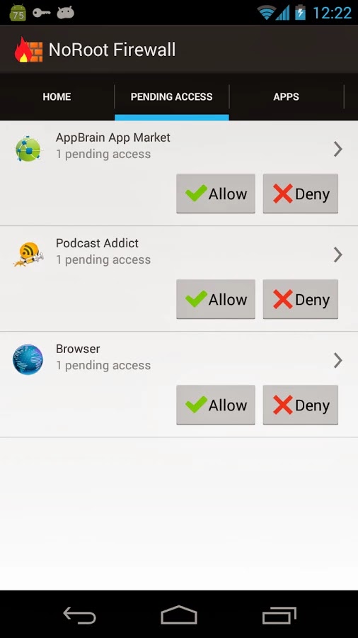 Mencegah Aplikasi Android Mengakses Internet dengan NoRoot Firewall