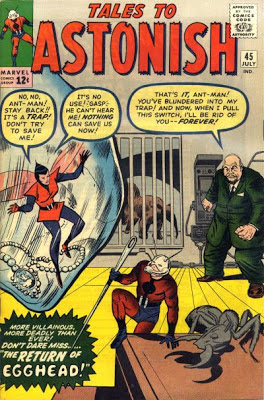 Tales to Astonish #45, Ant-Man and the Wasp vs Egghead
