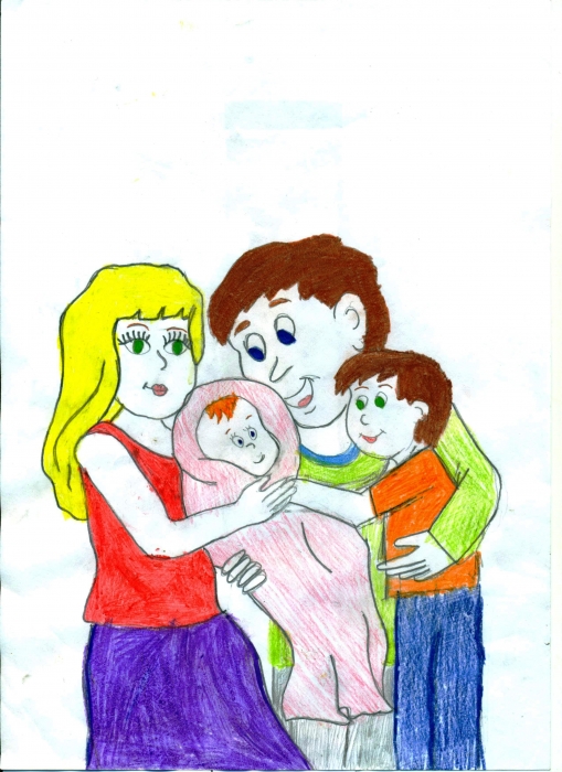 Мама папа я сестра дружная семья. Рисунок моя семья. Рисование моя семья. Рисунок своей семьи. Рисунок про семью.