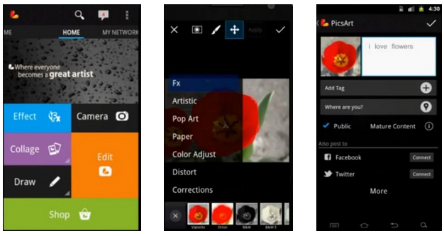 PicsArt Photo Studio - Aplikasi Kamera Android Terbaik PicsArt Photo Studio - Aplikasi Kamera Android Terbaik