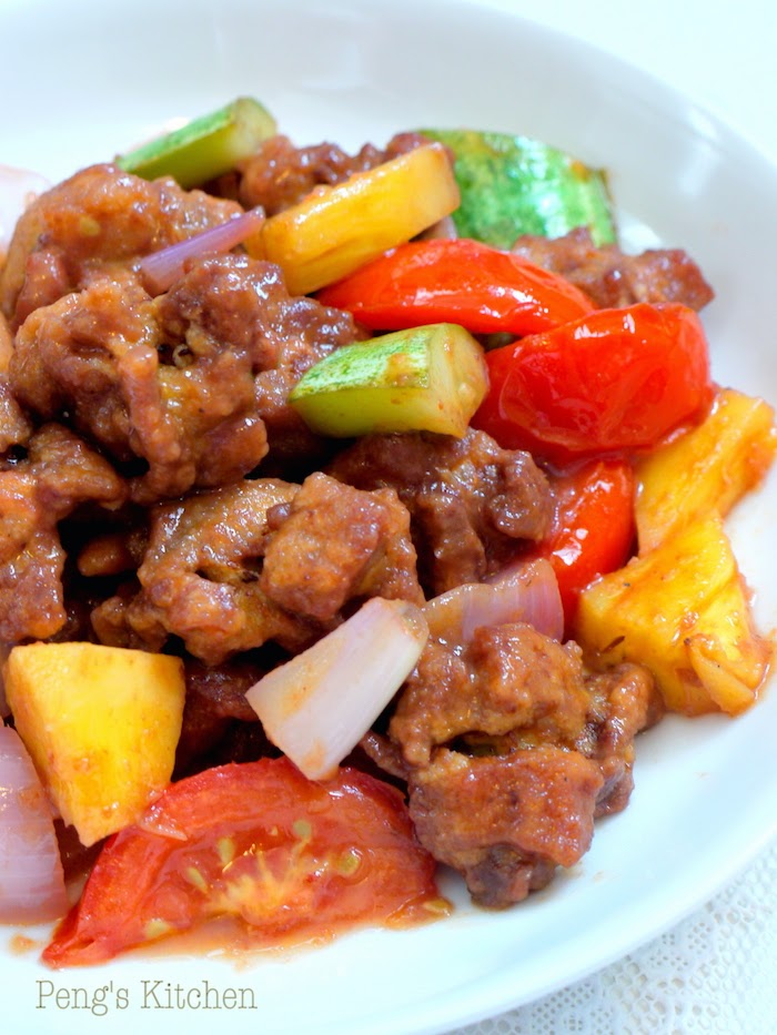 Peng's Kitchen Sweet & Sour Pork with Homemade Sauce