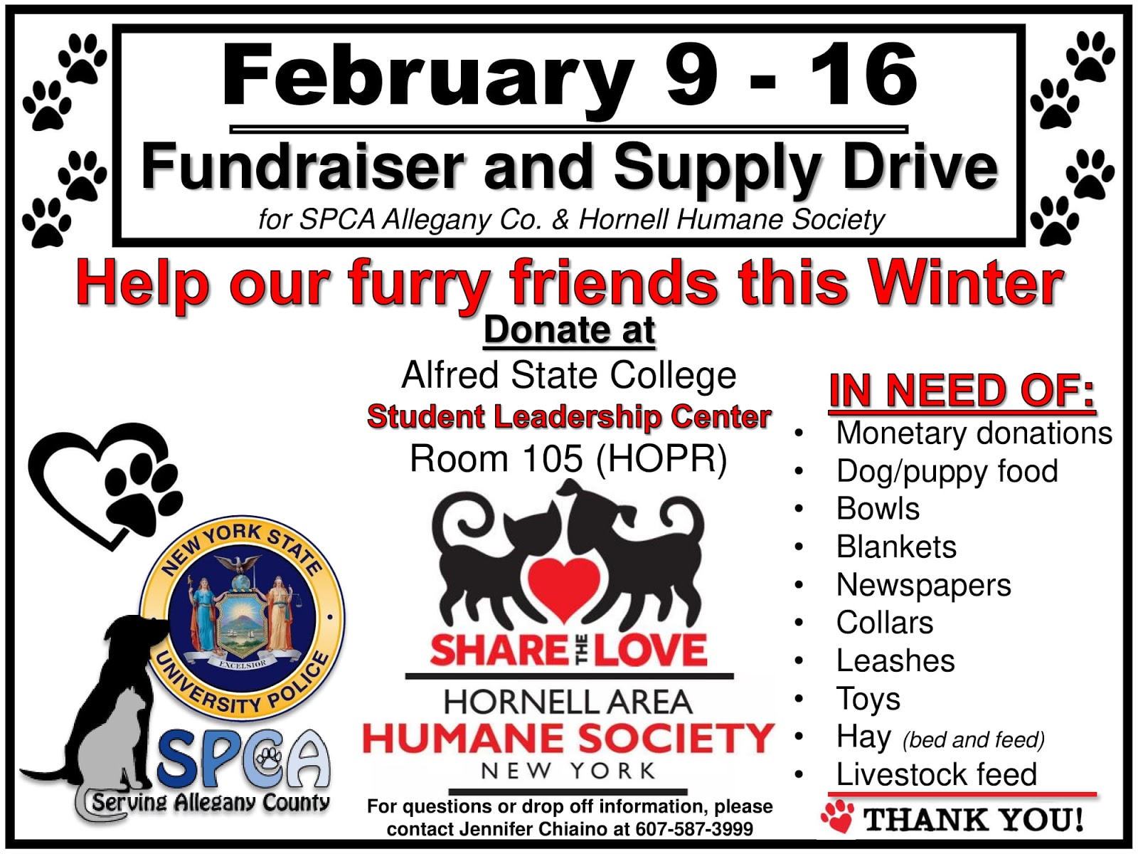 Wellsville Regional News (dot) com SPCA serving Allegany County