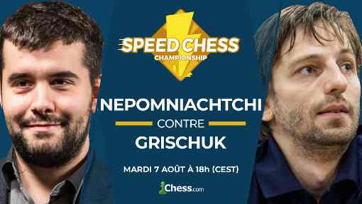 Le match Alexander Grischuk vs Ian Nepomniachtchi sur BlitzStream Le match Alexander Grischuk vs Ian Nepomniachtchi sur BlitzStream