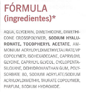 Gel hialurónico Farmacia Viéitez ingredientes