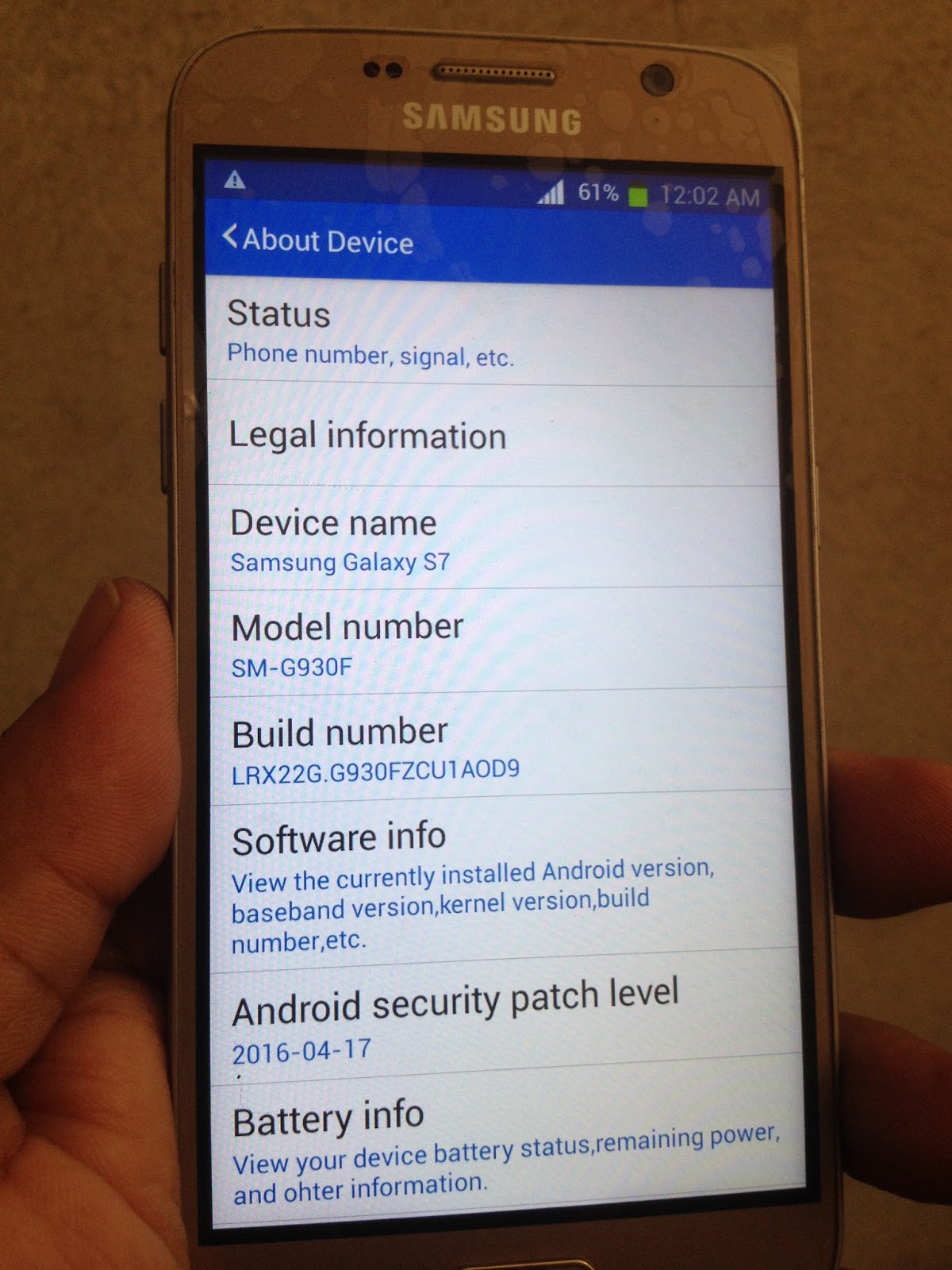 Samsung galaxy s7 sm g930f clone mt6572 firmware