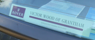 Victor Wood of Grantham window sticker Victor Wood of Grantham window sticker