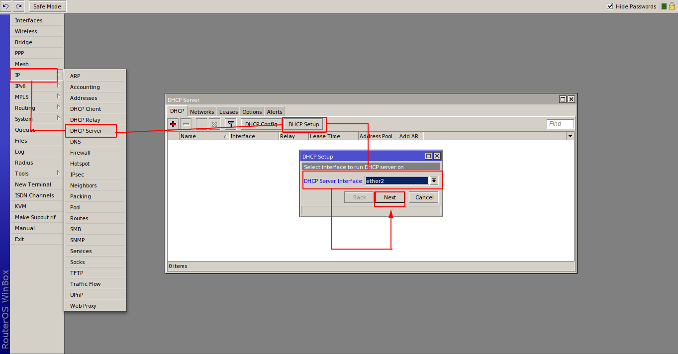 Setting DHCP Server Pada Router Mikrotik rizky aditya putra / rizky