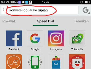 Cara Cek Nilai Kurs Dollar ke Rupiah Lewat Android