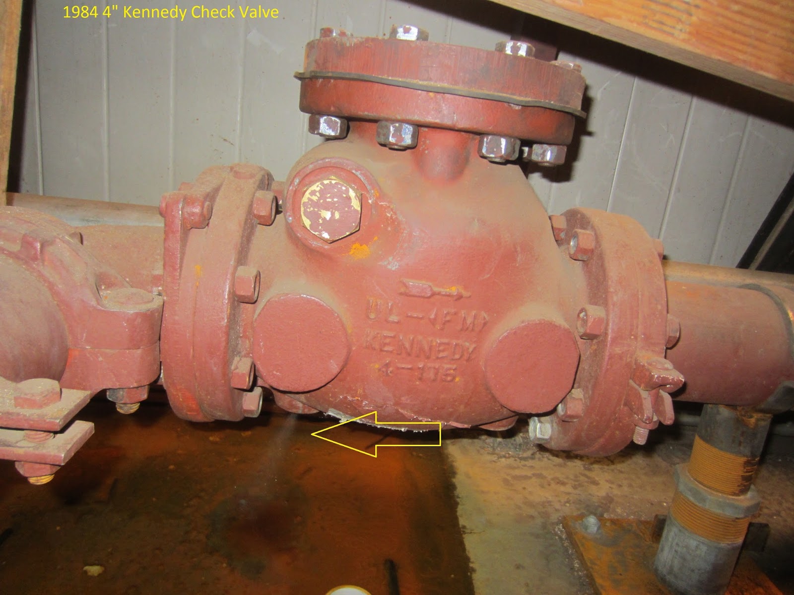 Fire Protection Deficiencies On Check Valves