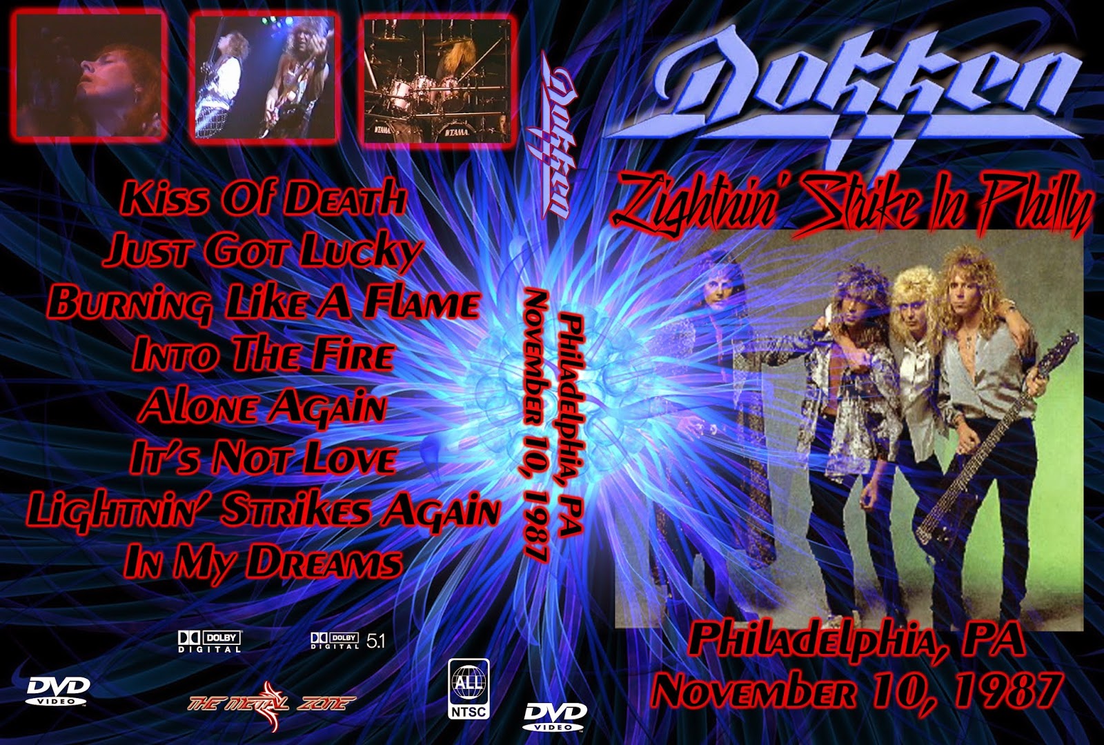BANCA DO ROCK Rock Concert DVD 3179 DVD DOKKEN 1987 BOOTLEG