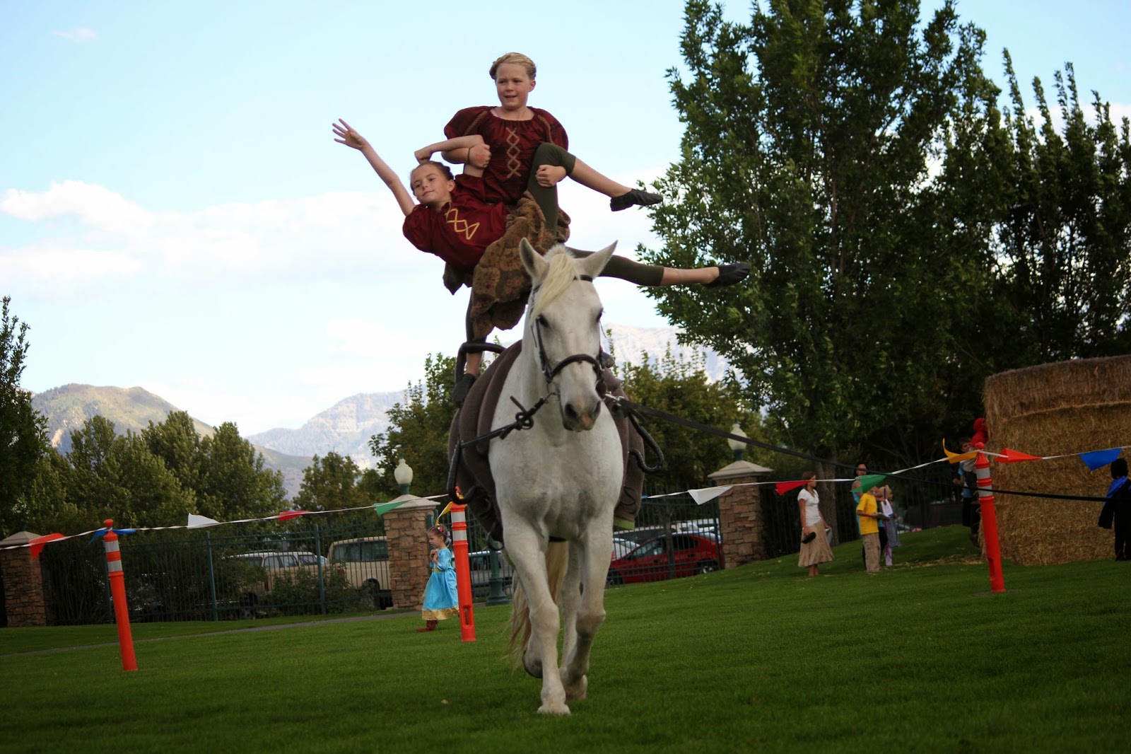 Technique Equestrian Vaulting Club Utah Renaissance Fair