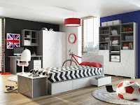 Dormitorios juveniles decorados chico habitación juvenil moderna