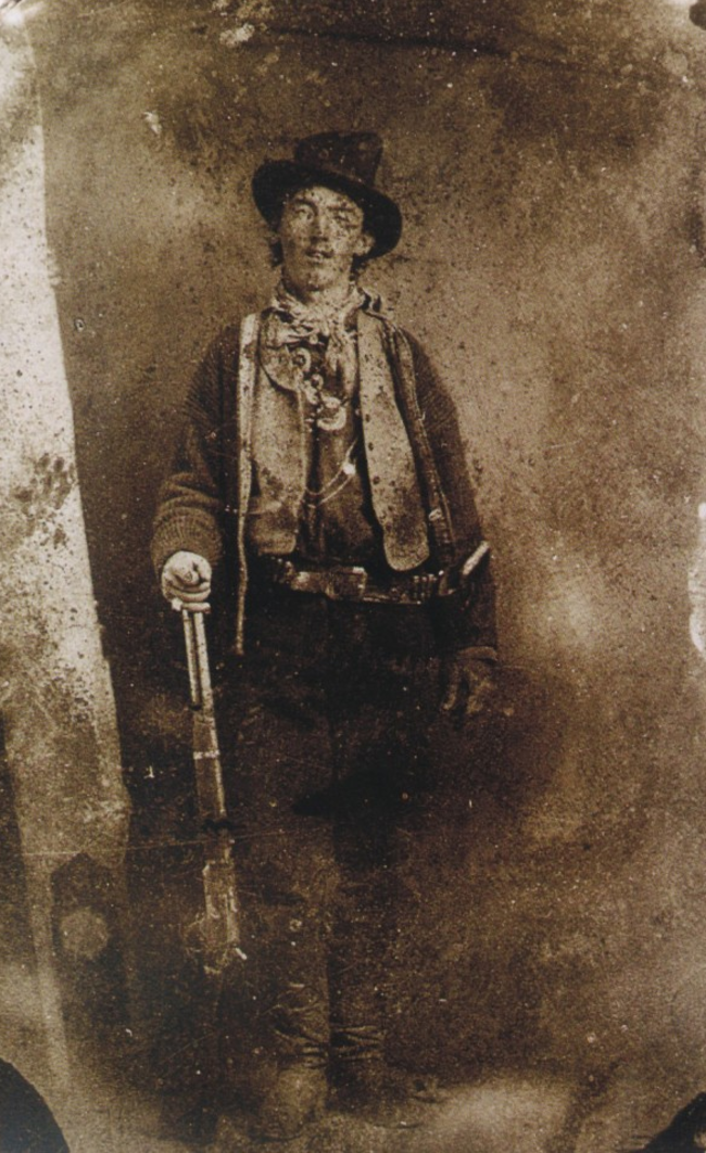 The only known picture of Billy the Kid. 1879