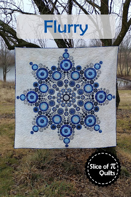 Flurry quilt pattern by Slice of Pi Quilts