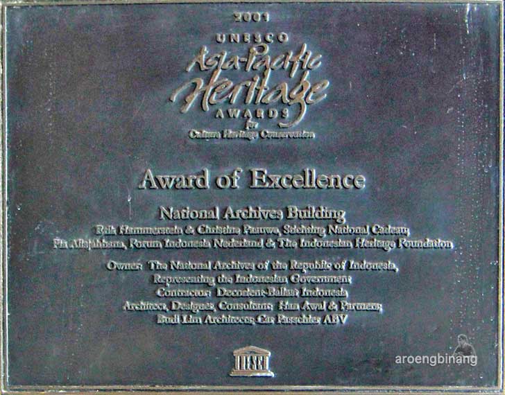 unesco gedung arsip nasional