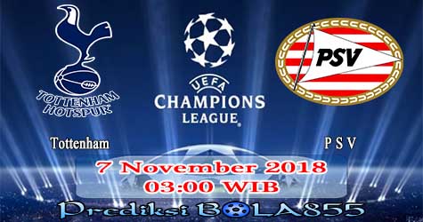 Prediksi Bola855 Tottenham vs PSV 7 November 2018 Prediksi Bola855 Tottenham vs PSV 7 November 2018