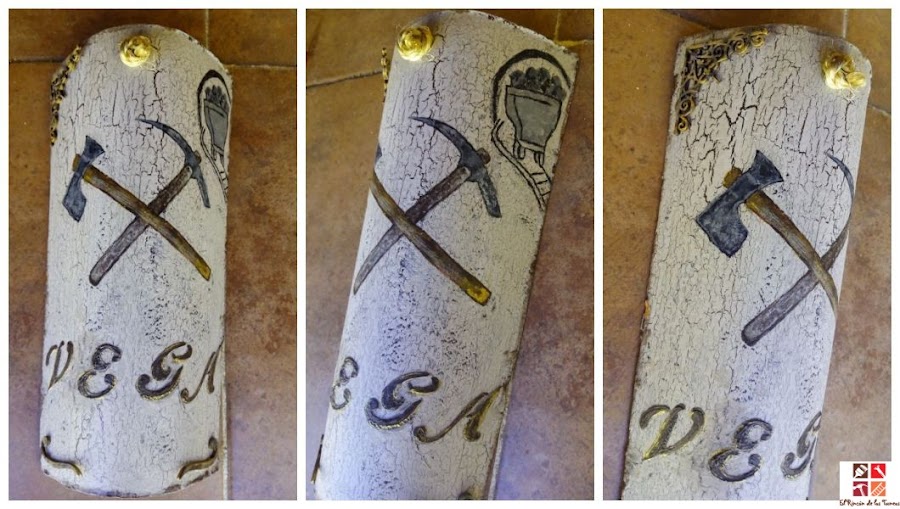 Tejas con craquelado