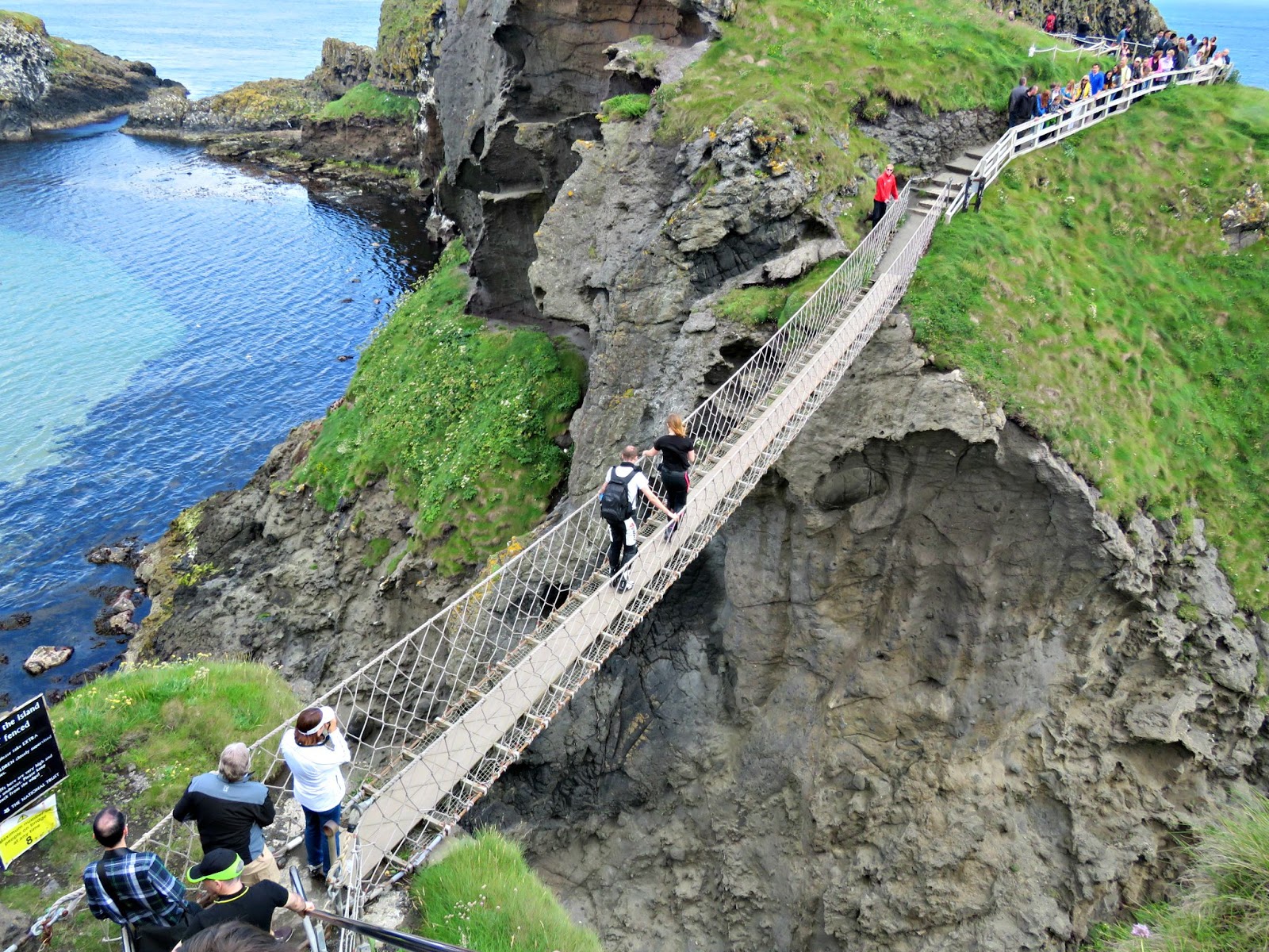 just saying CarrickaRede Rope Bridge