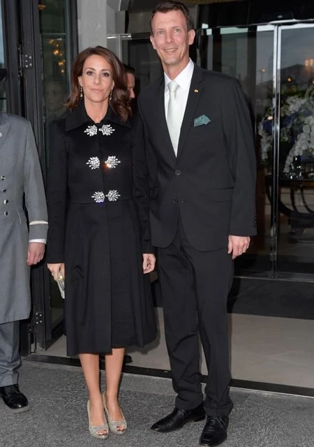 Crown Prince Frederik and Crown Princess Mary, President Enrique Pena Nieto, and his wife Angelica Rivera, Queen Margrethe, Prince Consort Henrik, Prince Joachim, Princess Marie and Princess Benedikte  attends a return dinner at The Hotel D'Angleterre