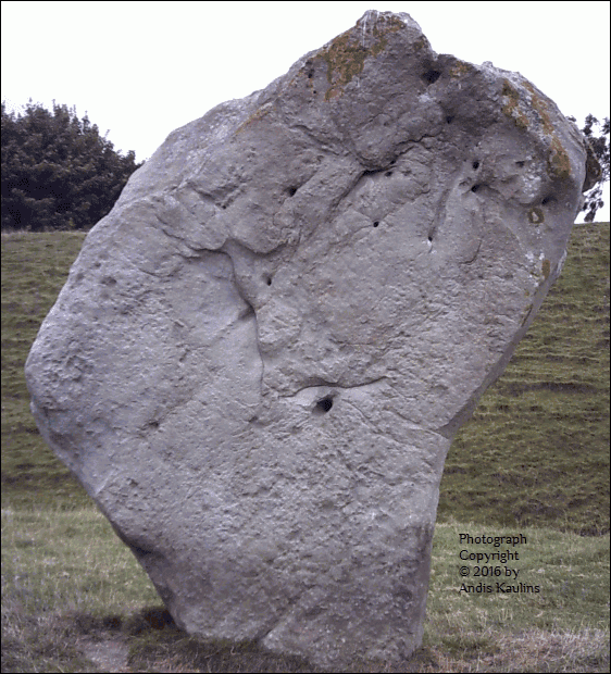 Avebury Stone #9 Leo Face