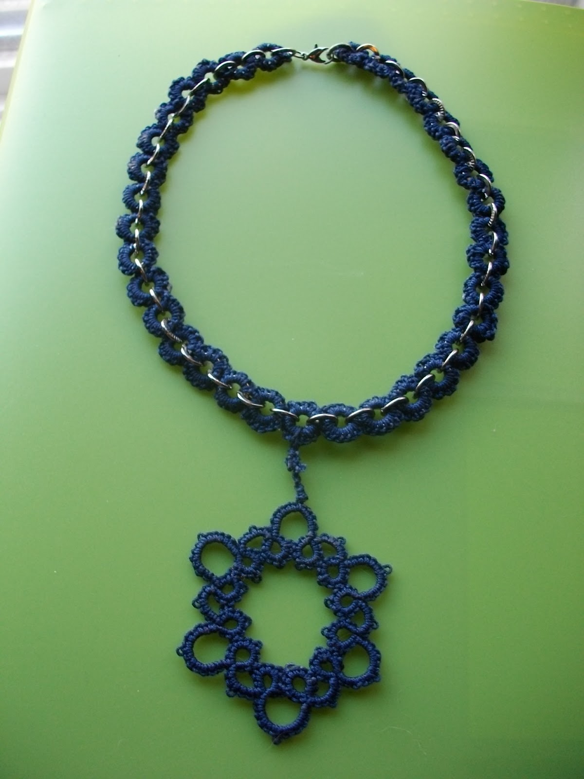 Cheryl's Tatting Tatted chain necklace