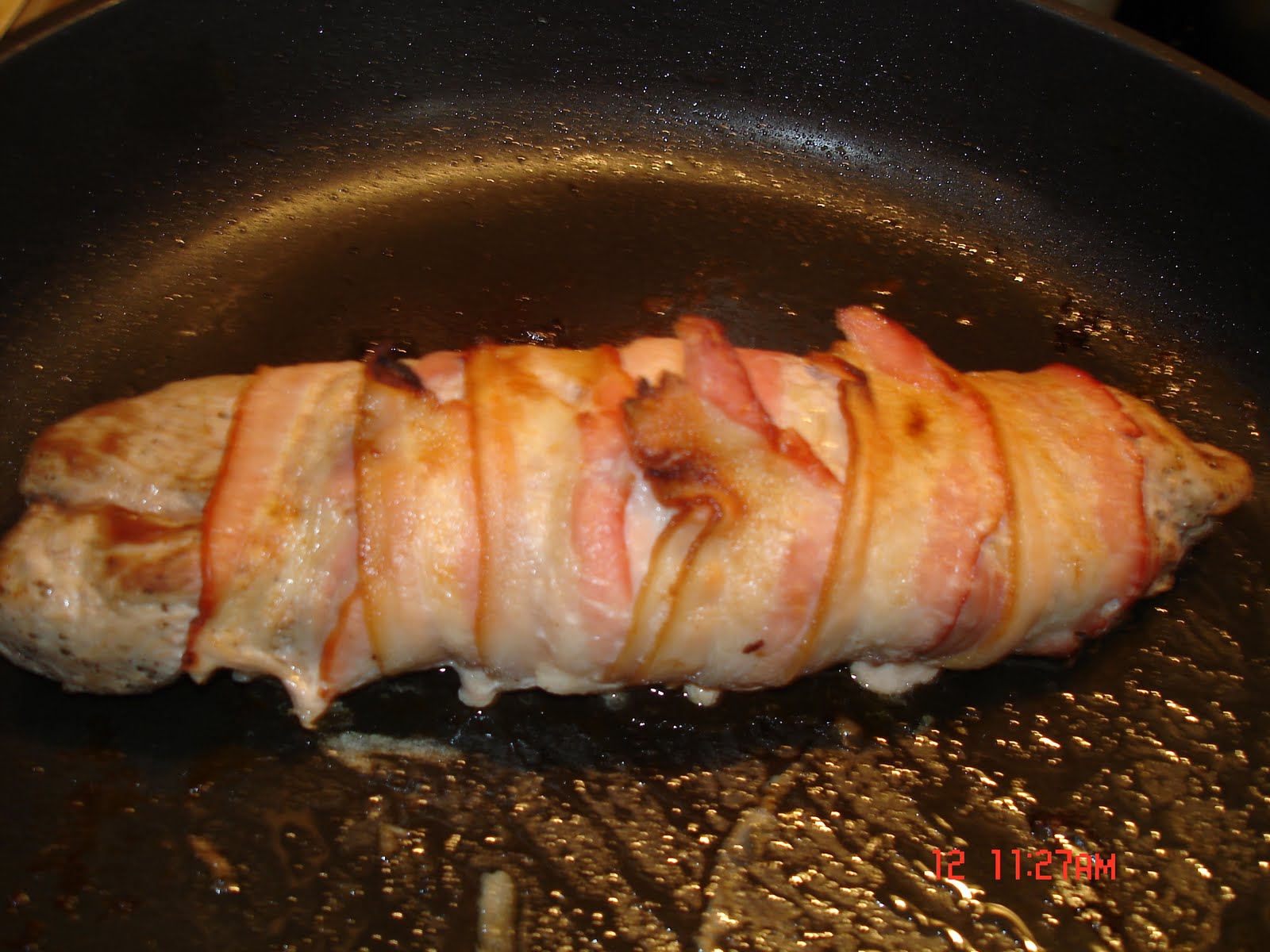 Le gourmand de Simone Filet de porc au bacon fumé a l'érable