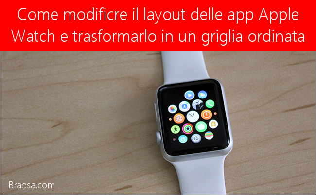 come ordinare le app del menu Apple Watch e visualizzarle in in lista come ordinare le app del menu Apple Watch e visualizzarle in in lista