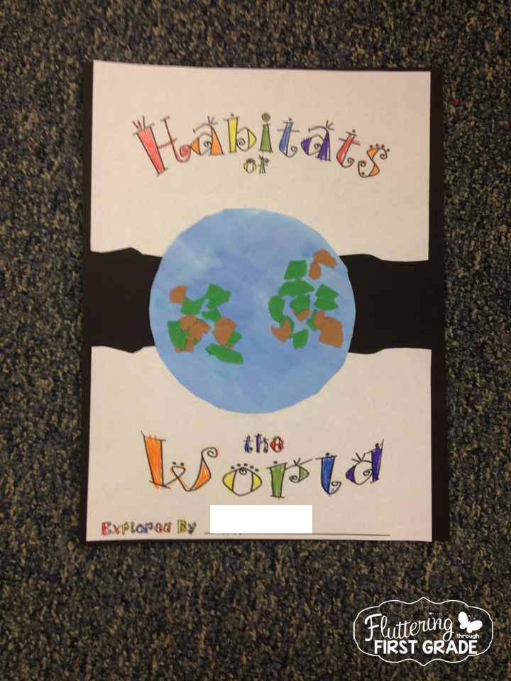 Habitats of the World Bundle...Plus, A Habitat Book Cover Freebie Fluttering Through First Grade