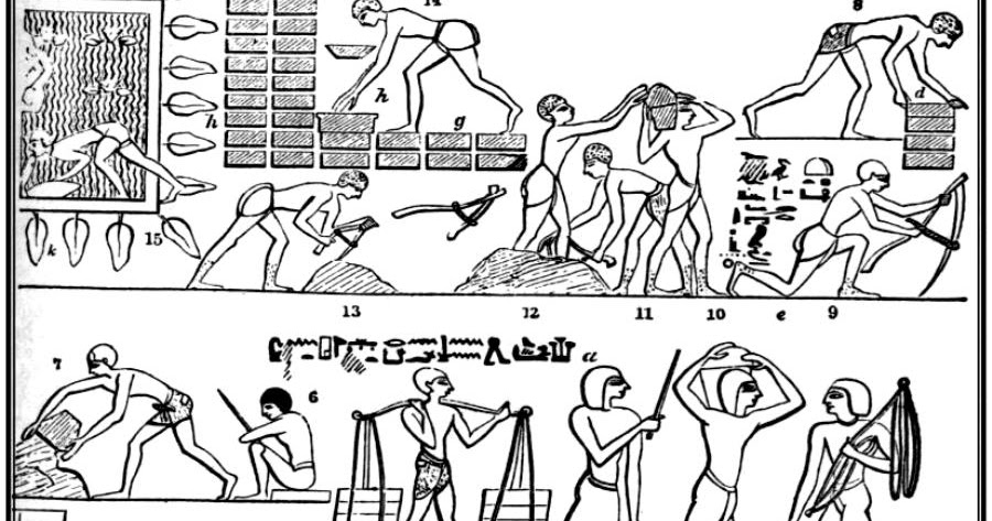 Paul W. Manuel: Digging Up the Bible: Egyptian Brickmaking