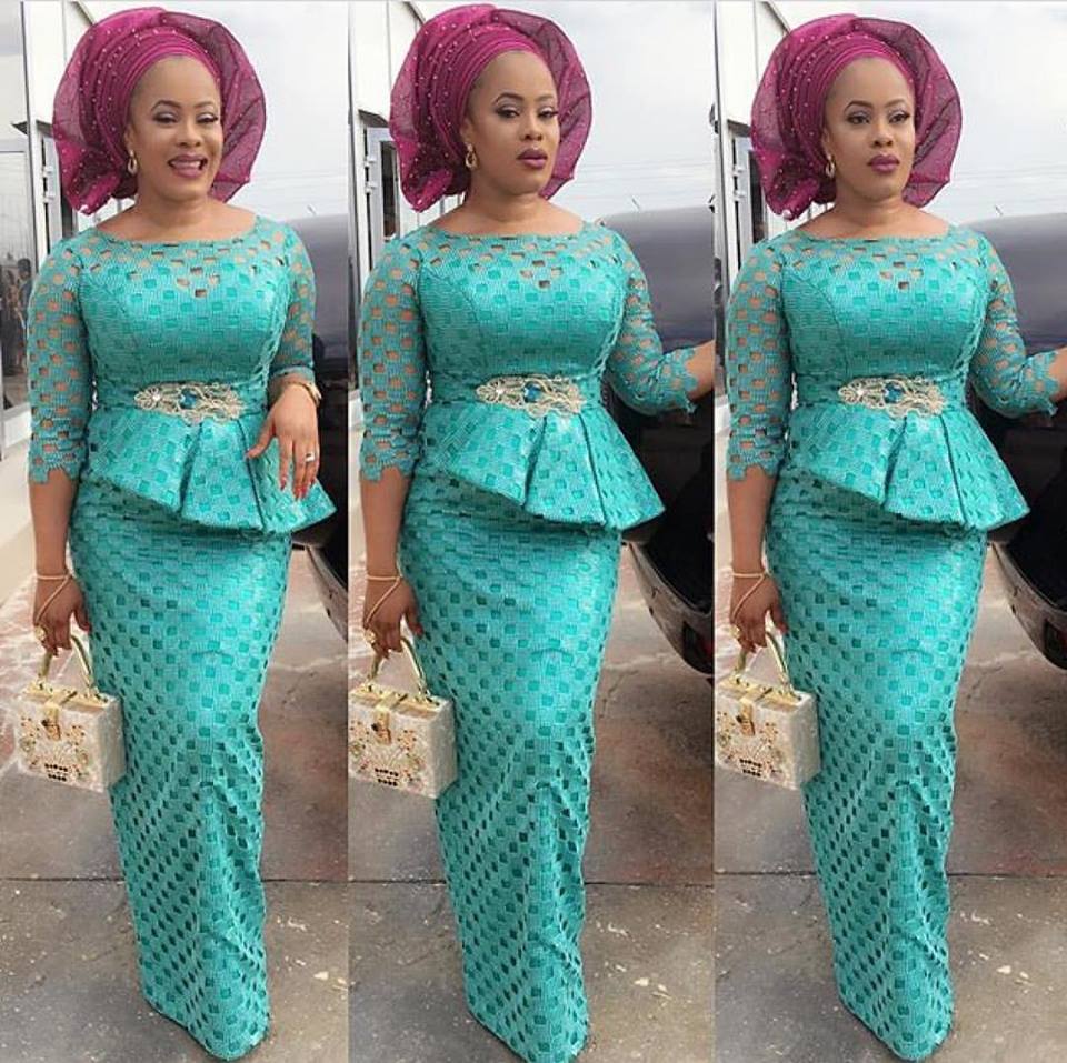 Check out This Beautiful Lace Long Gown Styles - DeZango Fashion Zone