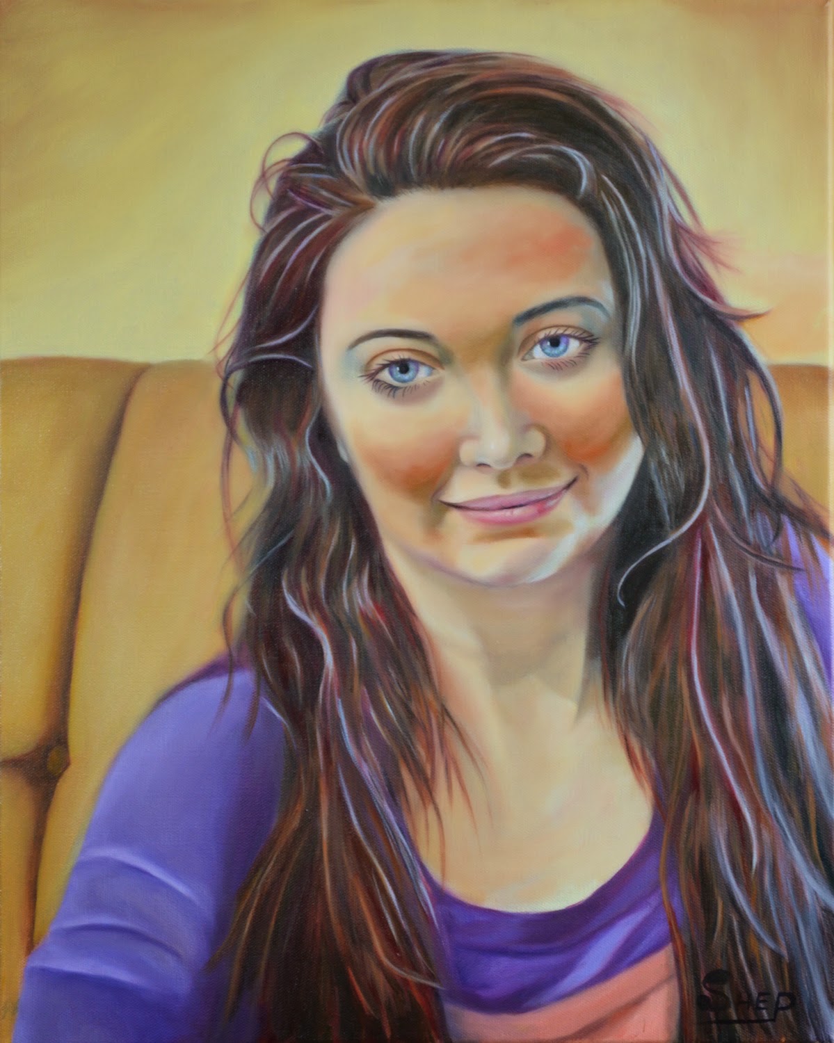 Portrait Artists International "Date Night In" by Texas Portrait