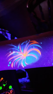 Fireworks Glow Paint Design