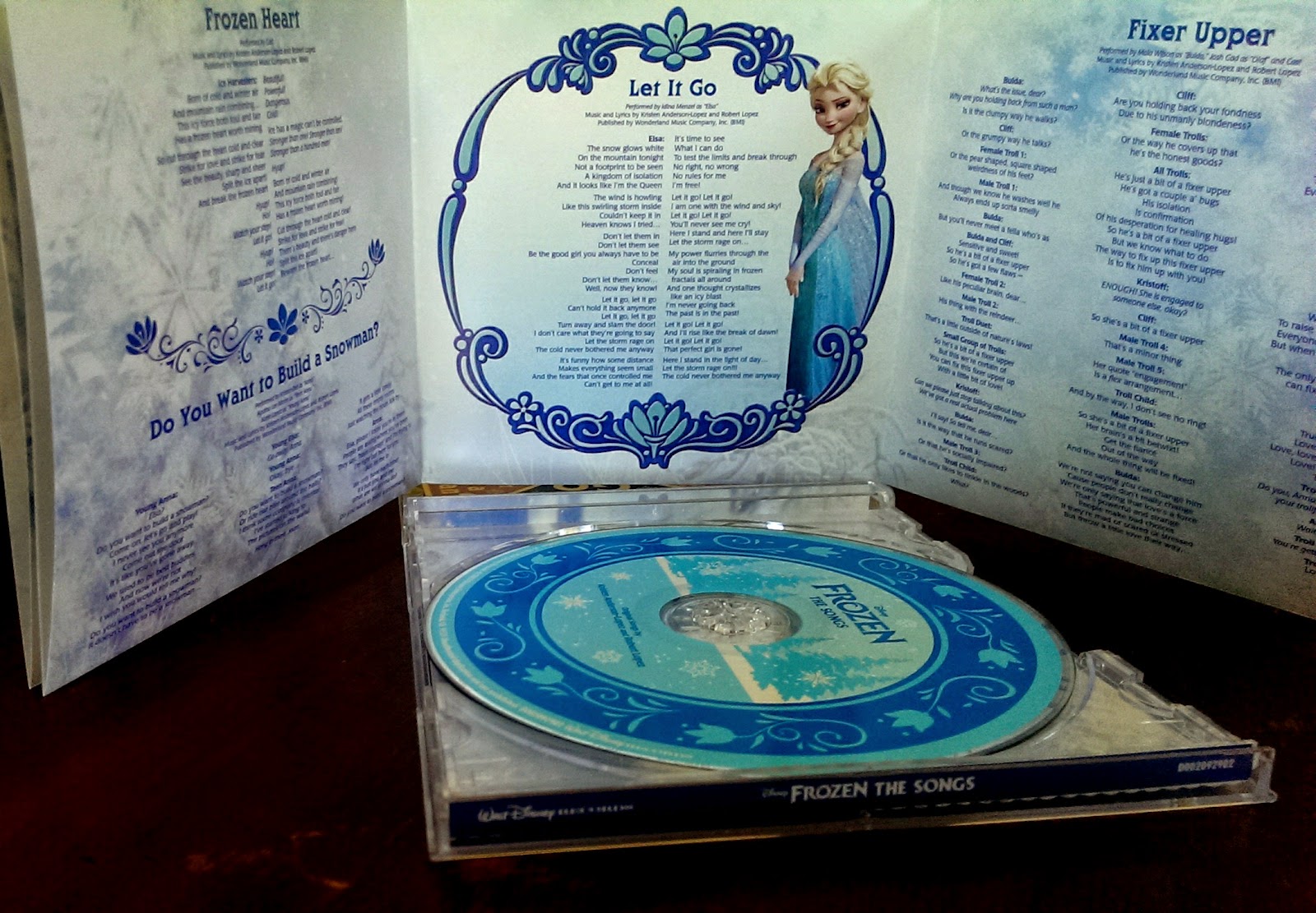 Disney Frozen The Songs CD