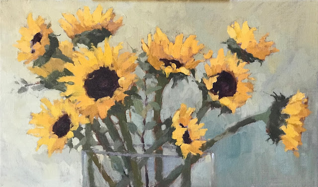 #408 ‘Sunflowers series of 3’
