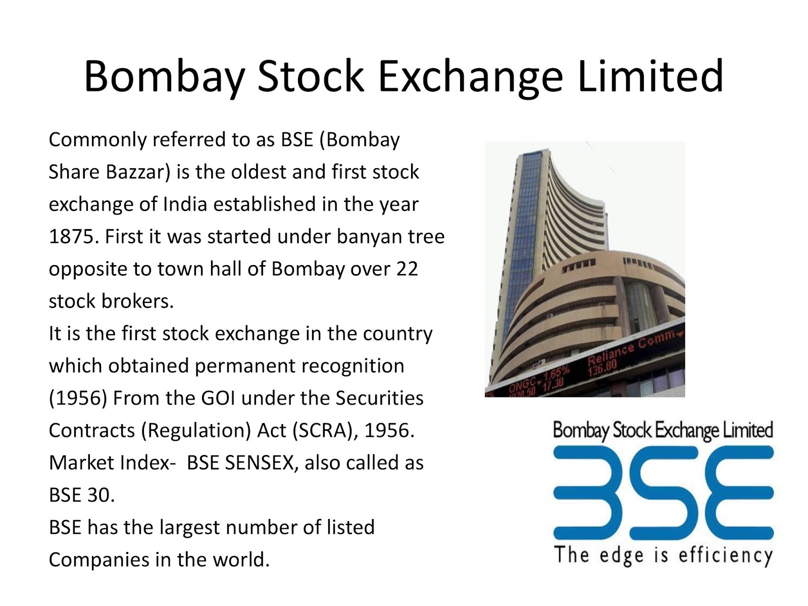 my blog What is Stock Exchange in India