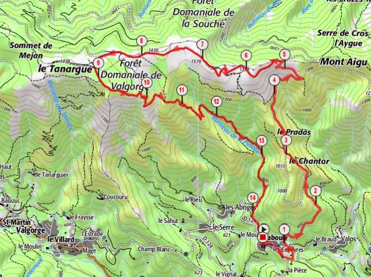 Topo Rando RLD: LABOULE