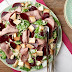 10-Minute Beef-and-Beet Salad with Horseradish Dressing