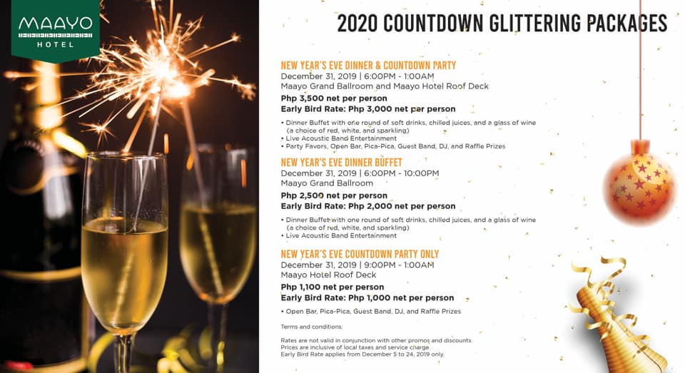 Welcome 2020 with a Bang at Maayo Hotel