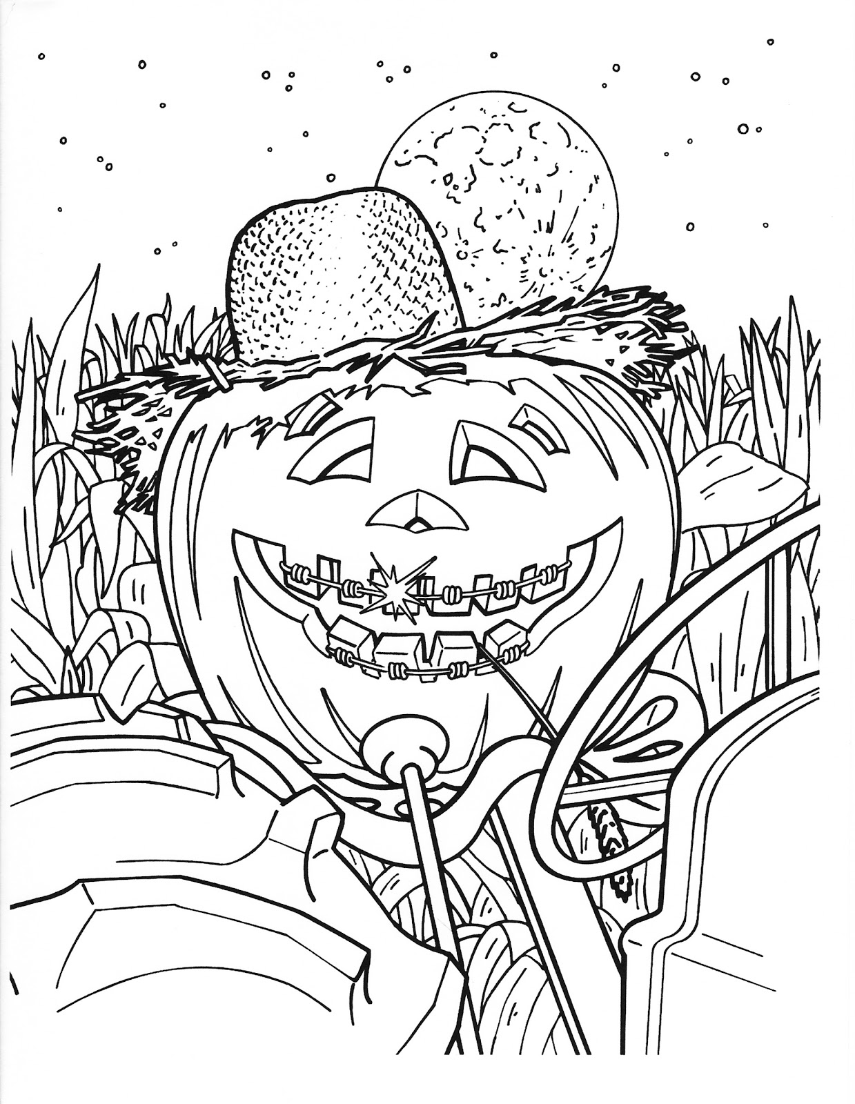 difficult fall coloring pages - photo #4