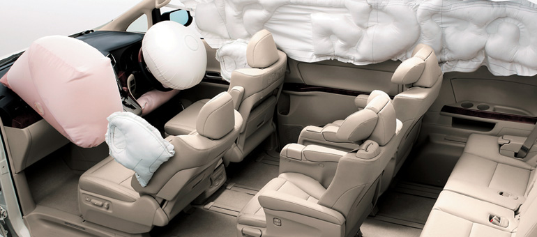 toyota alphard air bag system