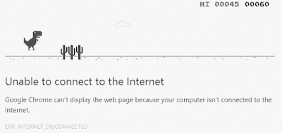 Google Offline T-rex Game