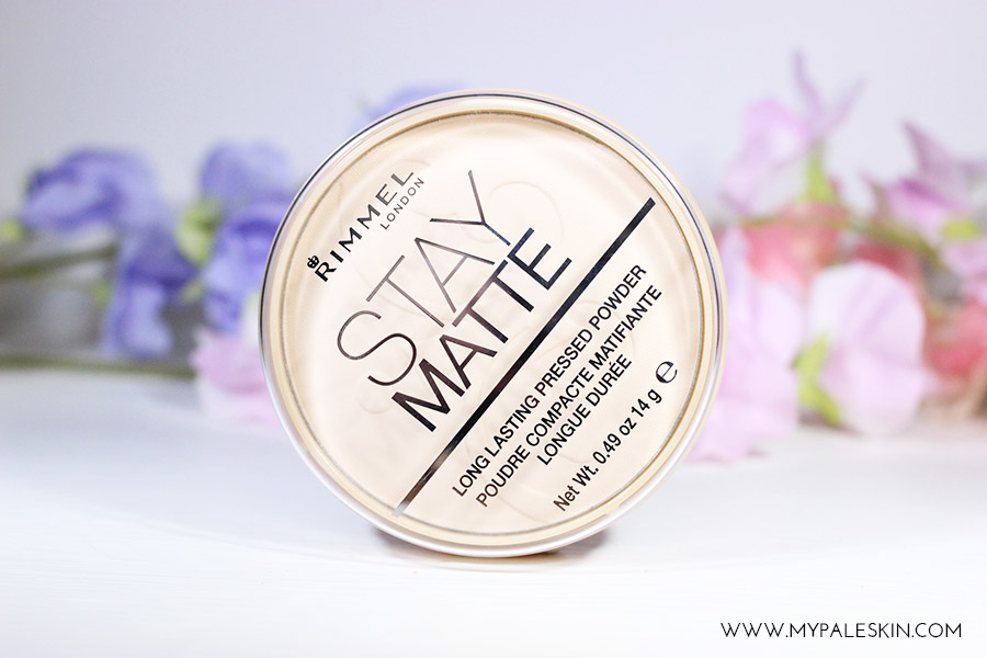 Rimmel Stay Matte Powder - Translucent pressed powder pale skin