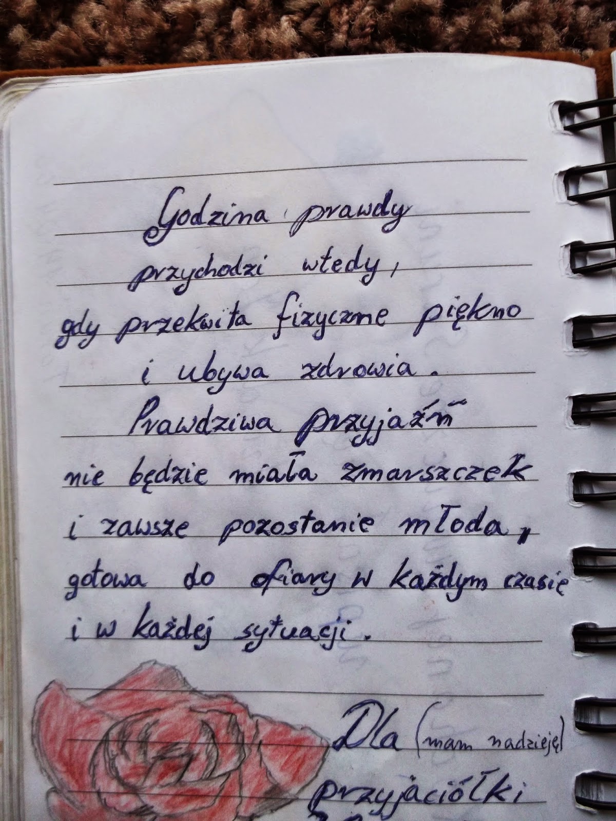 Wierszyki Do Pamiętnika Na Pierwszą Stronę Sawatka: Wspomnienia wprost z pamiętnika