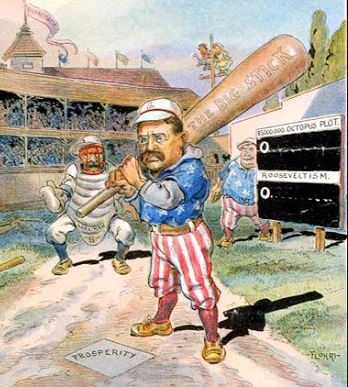 Political Cartoon Analysis : Roosevelt Corollary
