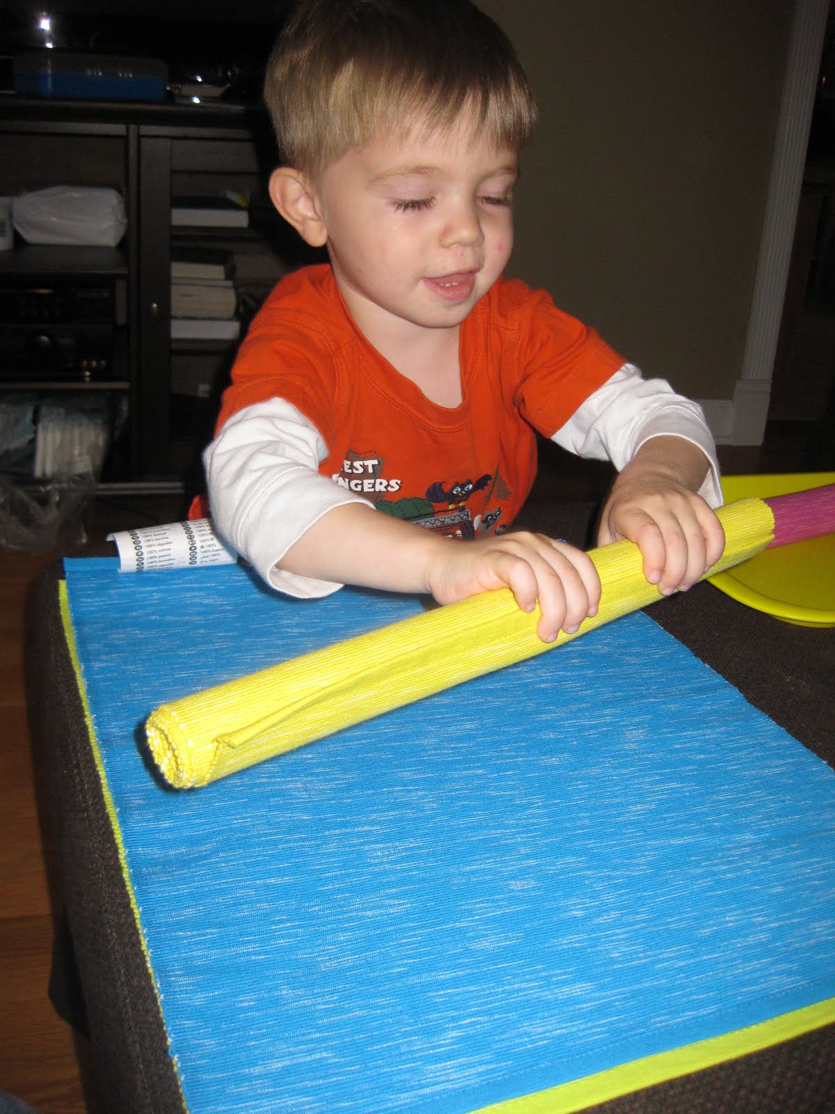 Nursery Rhymes and Fun Times Montessori Monday Rolling a Mat