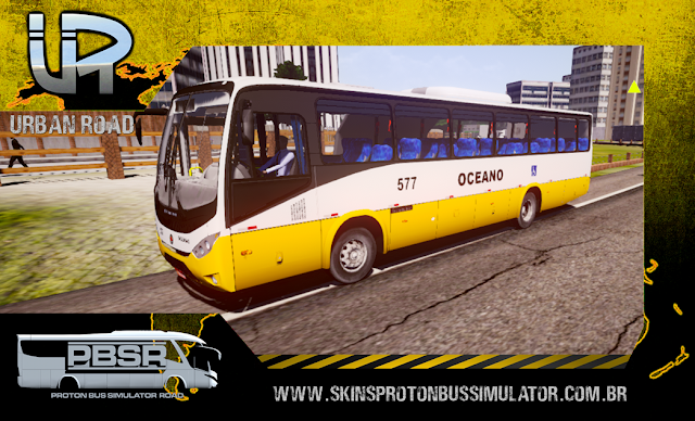 Ideale 770 Oceano Skin Proton Bus Simulator Road - Ideale 770 OF-1721 BT5 Viação Oceano