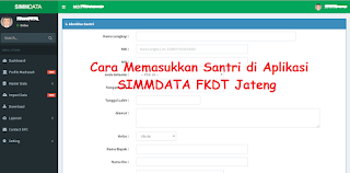 Setelah operator selesai memasukkan semua data pendidik dan tenaga kependidikan diinput ke Cara Memasukkan Santri di Aplikasi SIMMDATA